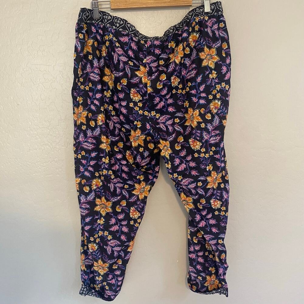 Sundance Leia Pants Womens Size XL Cotton Drawstring Casual Lounge Boho - Picture 3 of 5